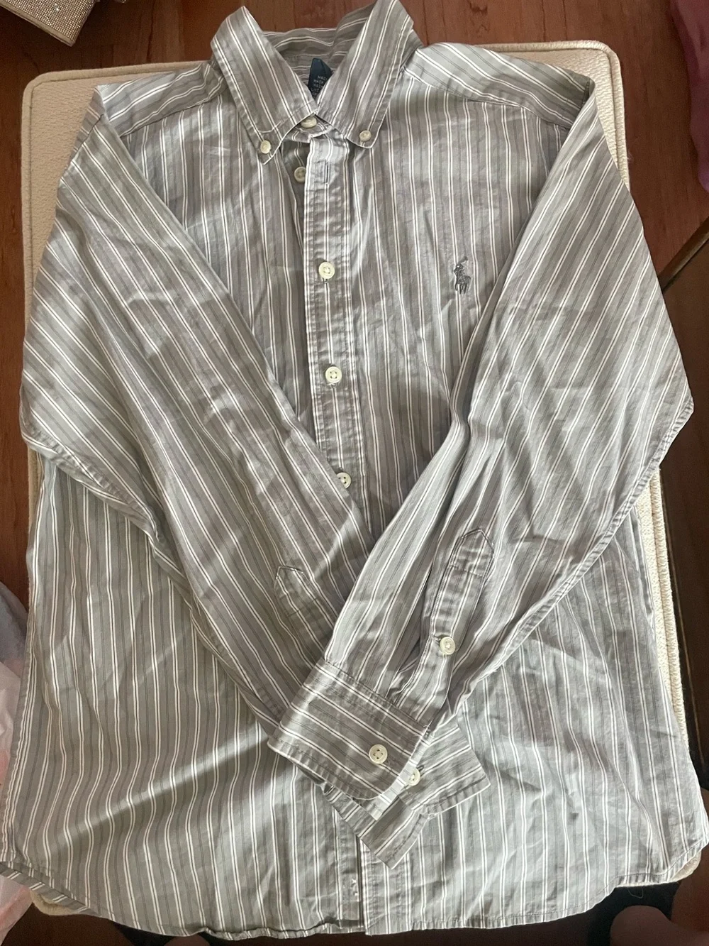Ralph Lauren Boys size 10-12 Button-Down Shirts (Set of 2) EUC